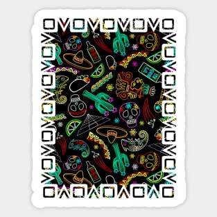 Mexico Fiesta Sticker